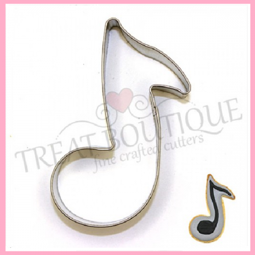 COOKIE CUTTER MUSIC NOTE QUAVER 9.5X6CM COOKIE CUTTER MUSIC NOTE QUAVER 9.5X6CM